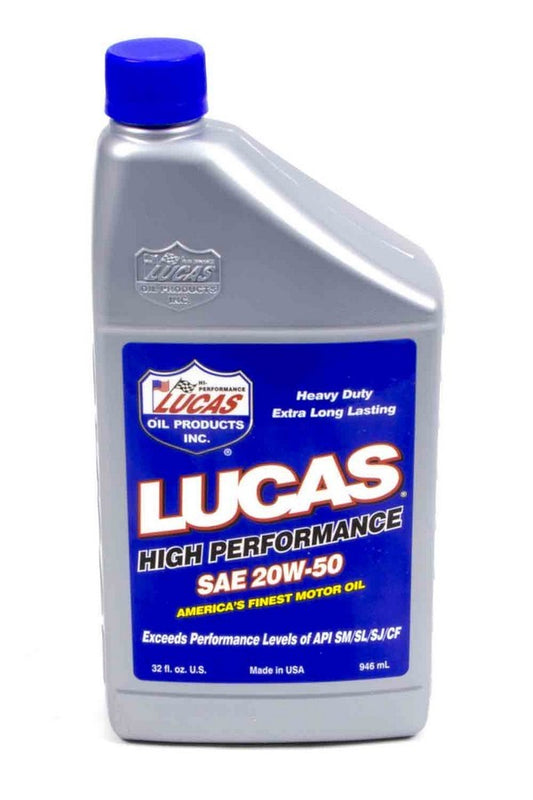 Lucas Oil 20W50 Plus Motor Oil - 1 Qt Conventional Oil