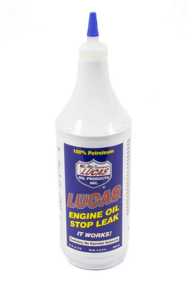 Lucas Oil LUC10278 Engine Oil Stop Leak - 1 Quart Bottle