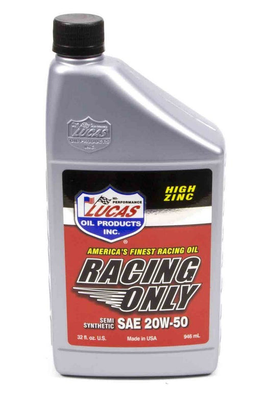 Lucas Oil Semi Synthetic Race Oil 20W50 - 1 Quart