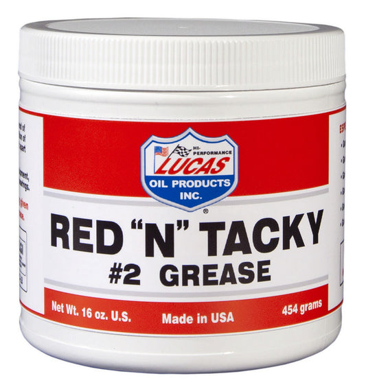 Lucas Oil Red N Tacky Grease 1lb Tub - LUC10574