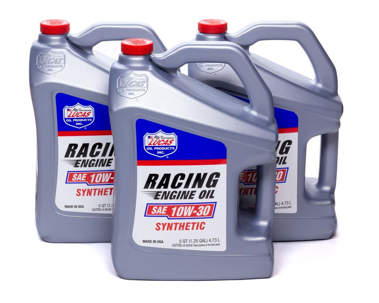 Lucas Oil 10611 Synthetic Racing Oil 10W30 - Case of 3 x 5 Quart Bottles