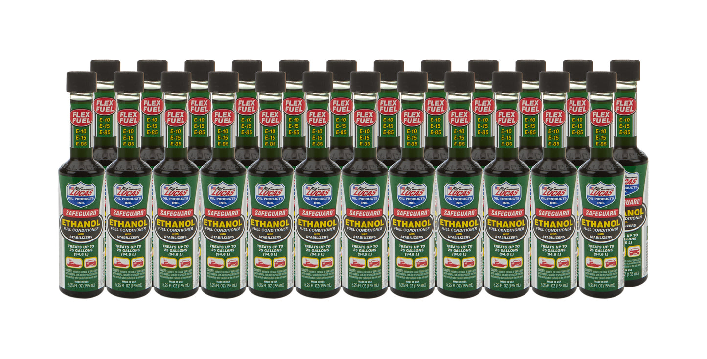 Lucas Oil Safeguard Ethanol Fuel Stabilizer - Part Number 10670 - Case of 24 x 5.25 oz Bottles