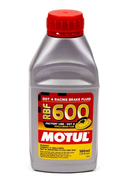 MOTUL USA RBF 600 Brake Fluid - Synthetic DOT 4 - 1/2 Liter