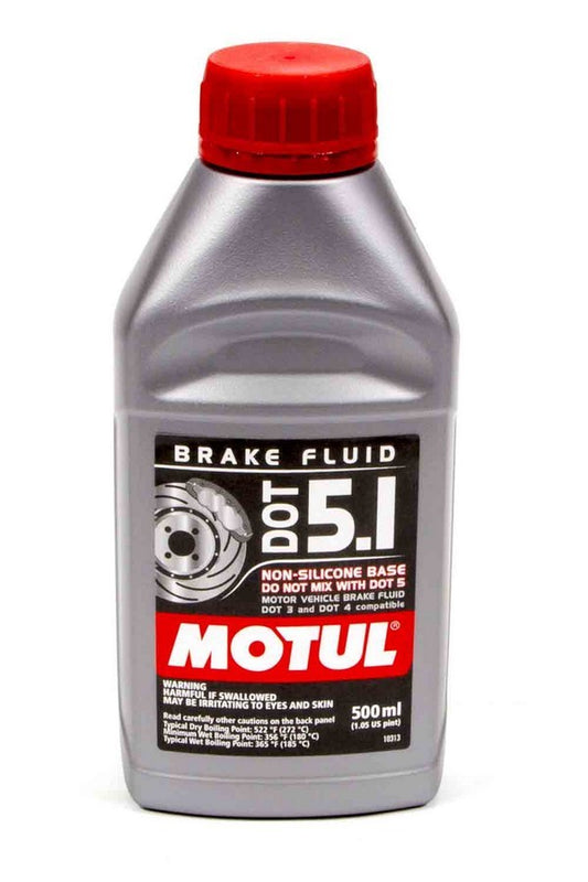 MOTUL USA MTL100951 Brake Fluid DOT 5.1 Non-Silicone - 1/2 Liter