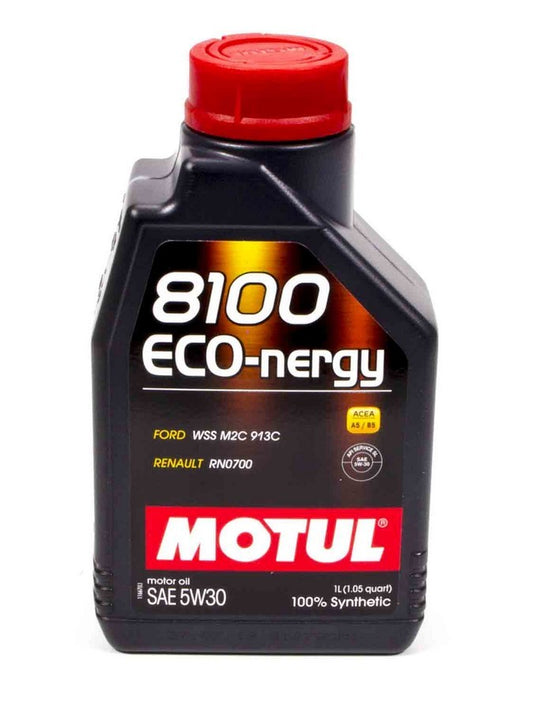 MOTUL USA 8100 Eco-Nergy 5W30 Synthetic Motor Oil - 1 Liter