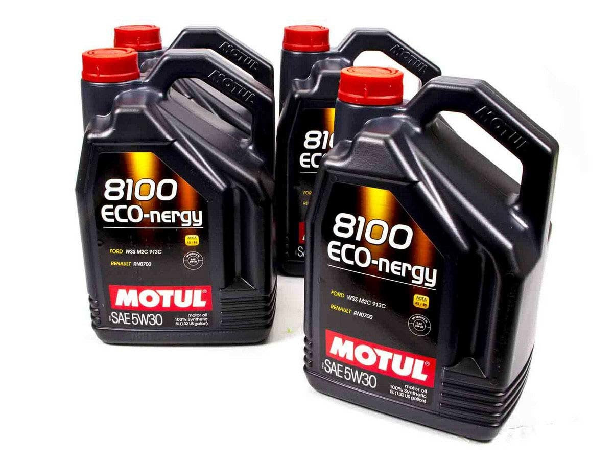 MOTUL USA 8100 Eco-Nergy 5W30 Oil Case/4-5 Liters