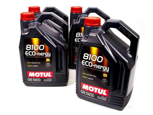 MOTUL USA 8100 Eco-Nergy 5W30 Oil Case/4-5 Liters