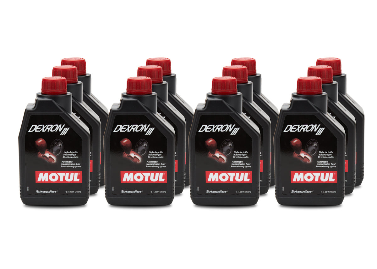 MOTUL USA Dexron III 12X1 Liter - Synthetic ATF Transmission Fluid