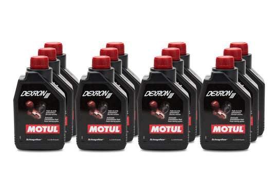 MOTUL USA Dexron III 12X1 Liter - Synthetic ATF Transmission Fluid