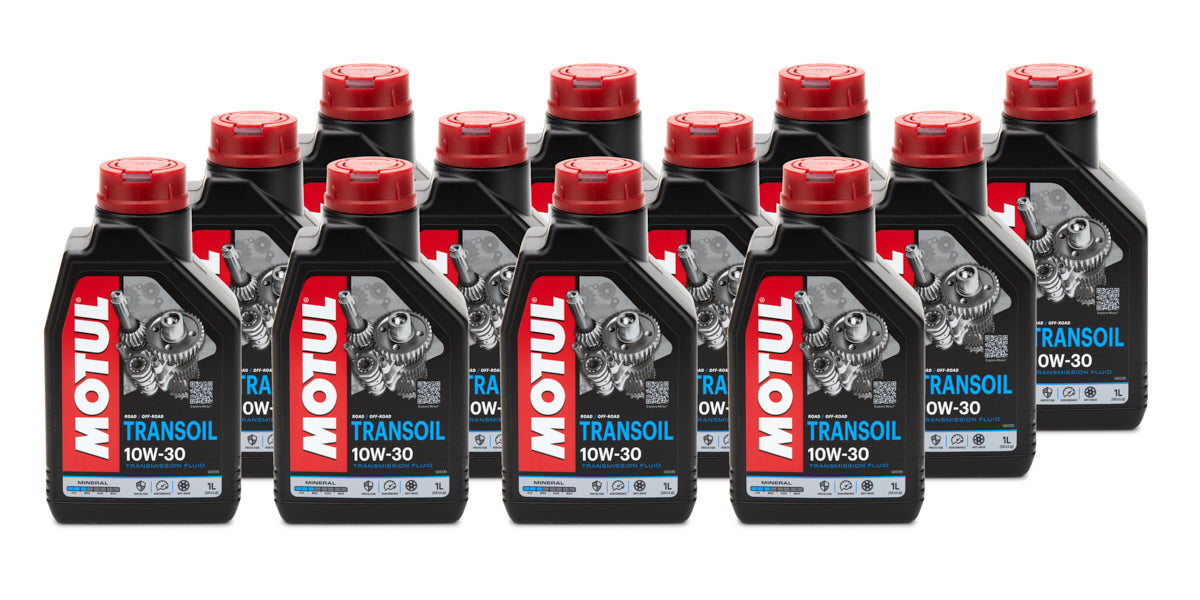 MOTUL USA Transoil 10W30 Case of 12 - Wet Clutch Transmission Fluid