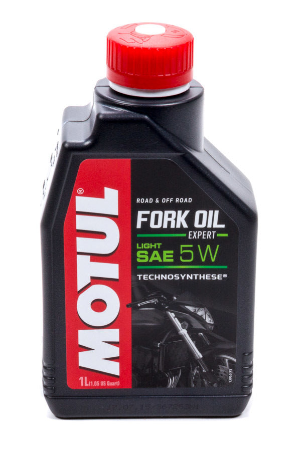 MOTUL USA Fork Oil Expert Light 5W 1 Liter - Semi-Synthetic Shock Oil