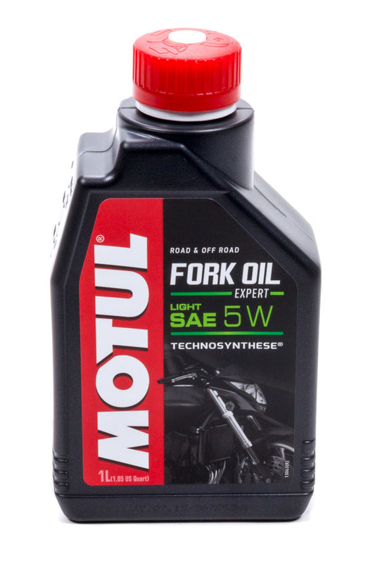 MOTUL USA Fork Oil Expert Light 5W 1 Liter - Semi-Synthetic Shock Oil