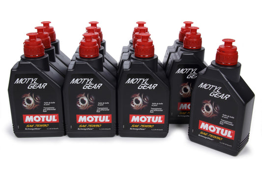 MOTUL USA MotylGear 75W90 Semi-Synthetic Gear Oil - Case of 12 x 1 Liter Bottles