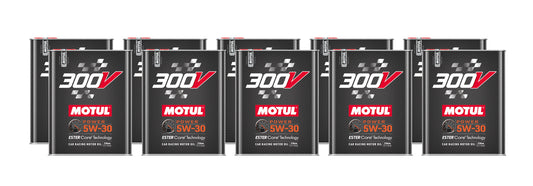 MOTUL USA 300V Power Oil 5W-30 - Case of 10 x 2 Liter Bottles