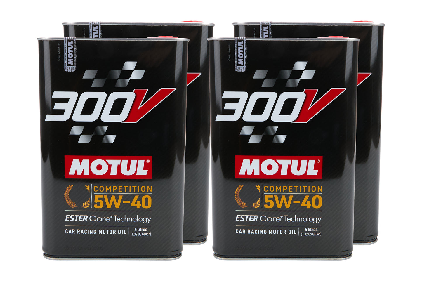MOTUL USA 300V Competition Oil 5W40 - Case of 4 x 5 Liter Bottles