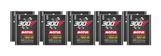 MOTUL USA 300V Competition Oil 10W40 - Case of 10 x 2 Liter Bottles