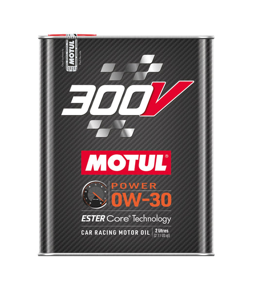MOTUL USA 300V Power Oil 0W30 - 2 Liter Synthetic Motor Oil