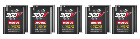 MOTUL USA 300V Competition Oil 5W50 - Case of 10 x 2 Liter Bottles