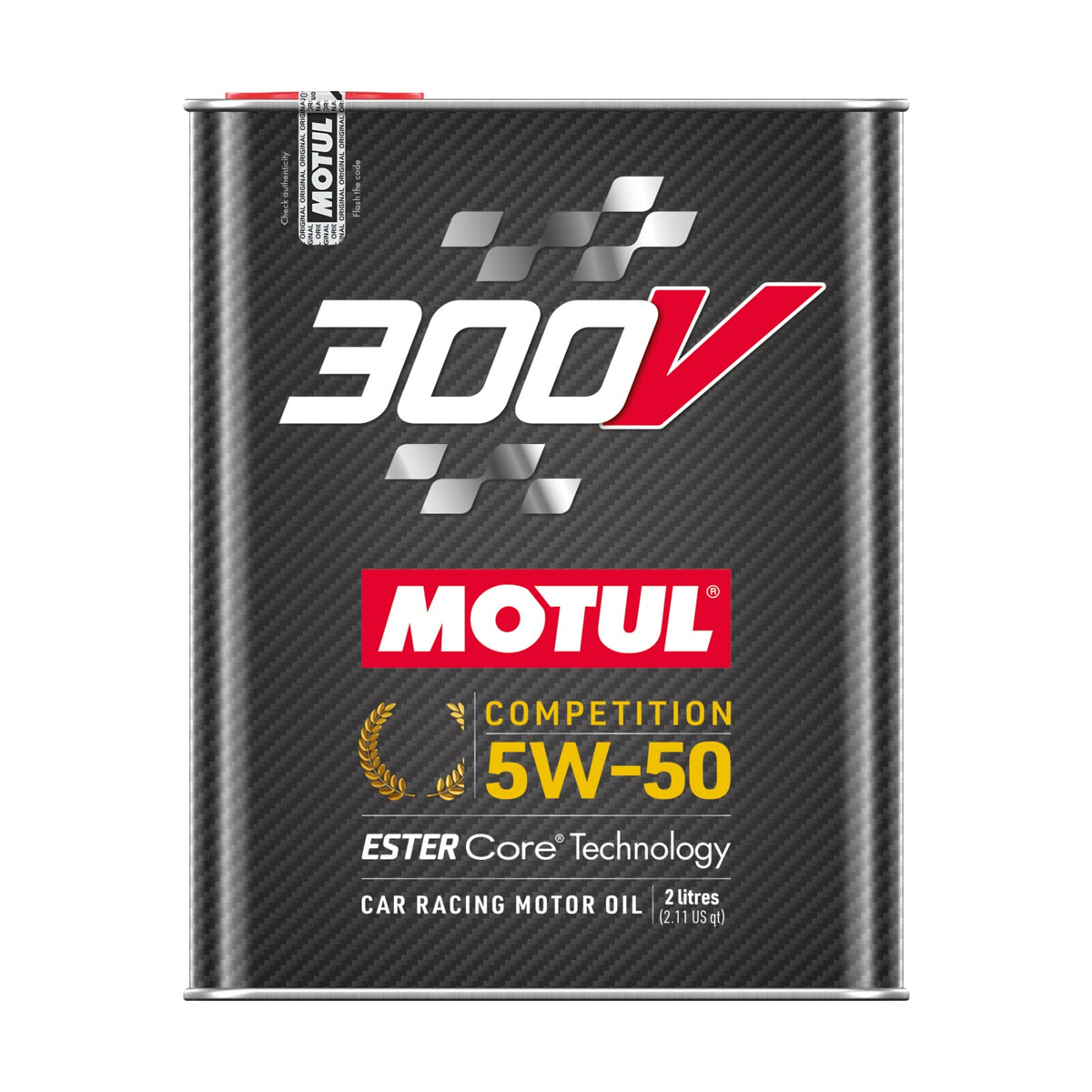 MOTUL USA 300V Competition Oil 5W50 - Synthetic 2 Liter Bottle