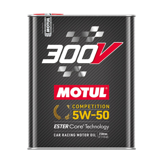 MOTUL USA 300V Competition Oil 5W50 - Synthetic 2 Liter Bottle