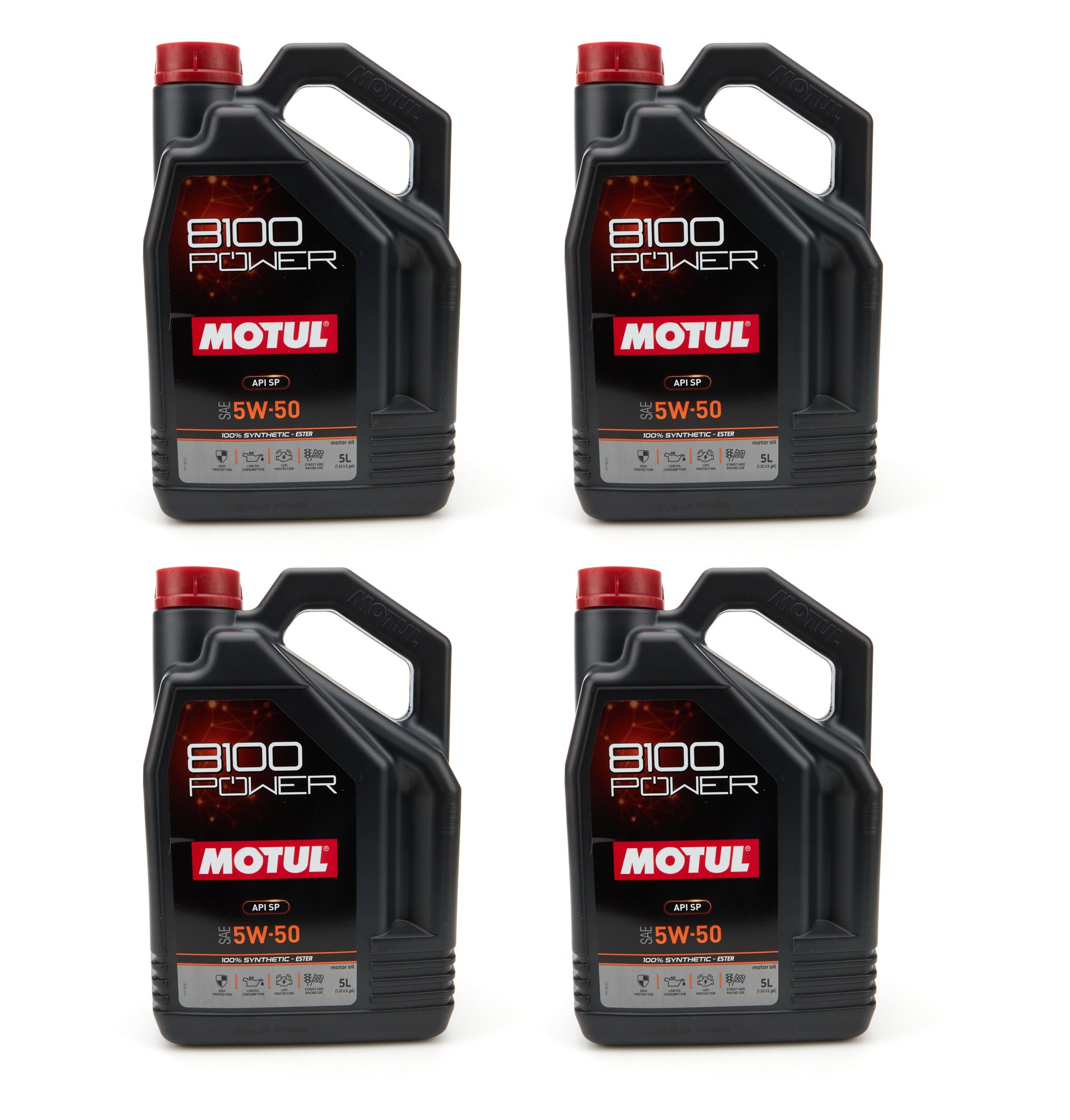 MOTUL USA 8100 Sport Power 5W-50 Case of 4 x 5 Liters