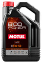 MOTUL USA 8100 Sport Power 5W50 Synthetic Motor Oil - 5 Liter Bottle