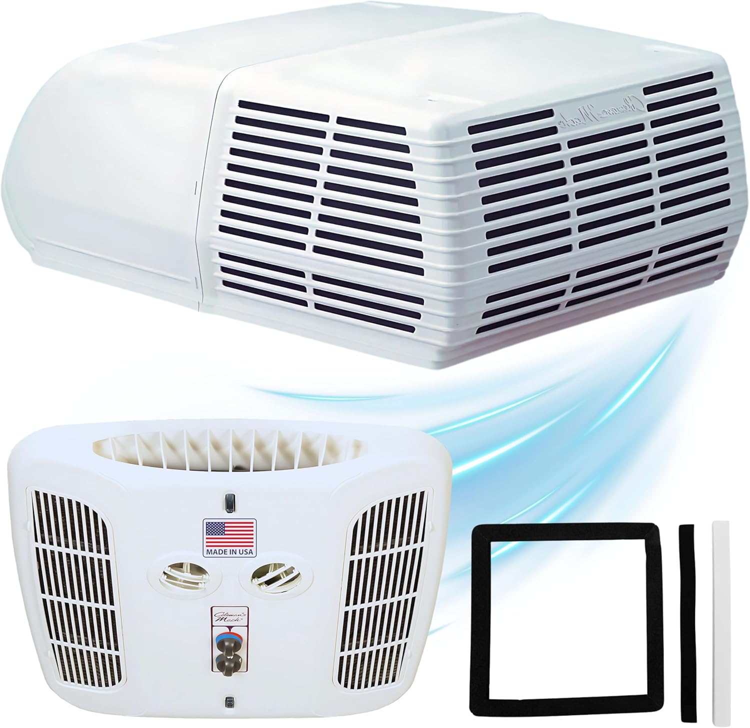 Coleman Mach 15 RV Air Conditioner 38204-066 with Manual Control Ceili ...