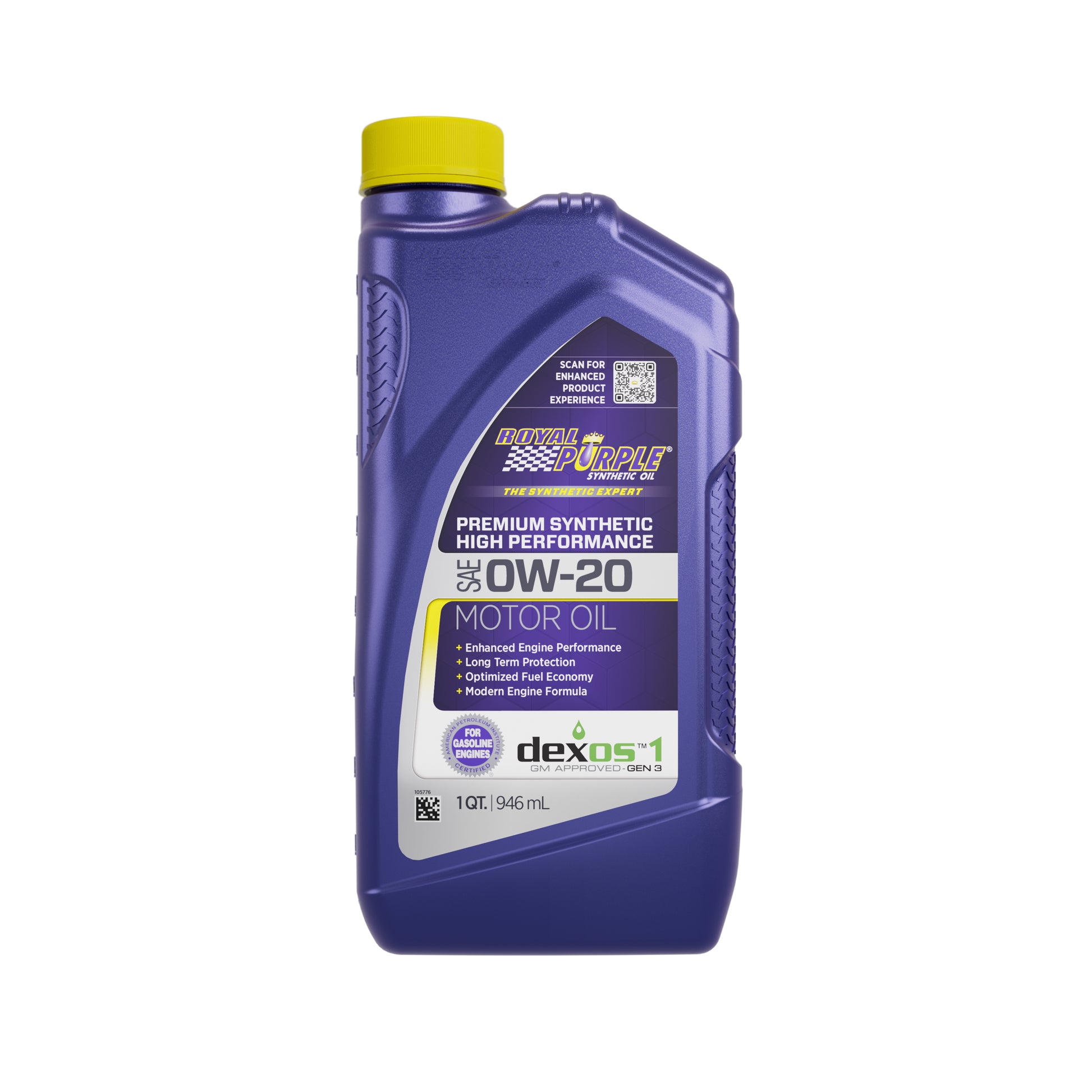 Royal Purple 0W20 Multi-Grade SAE Oil - 1 Quart Dexos Certified