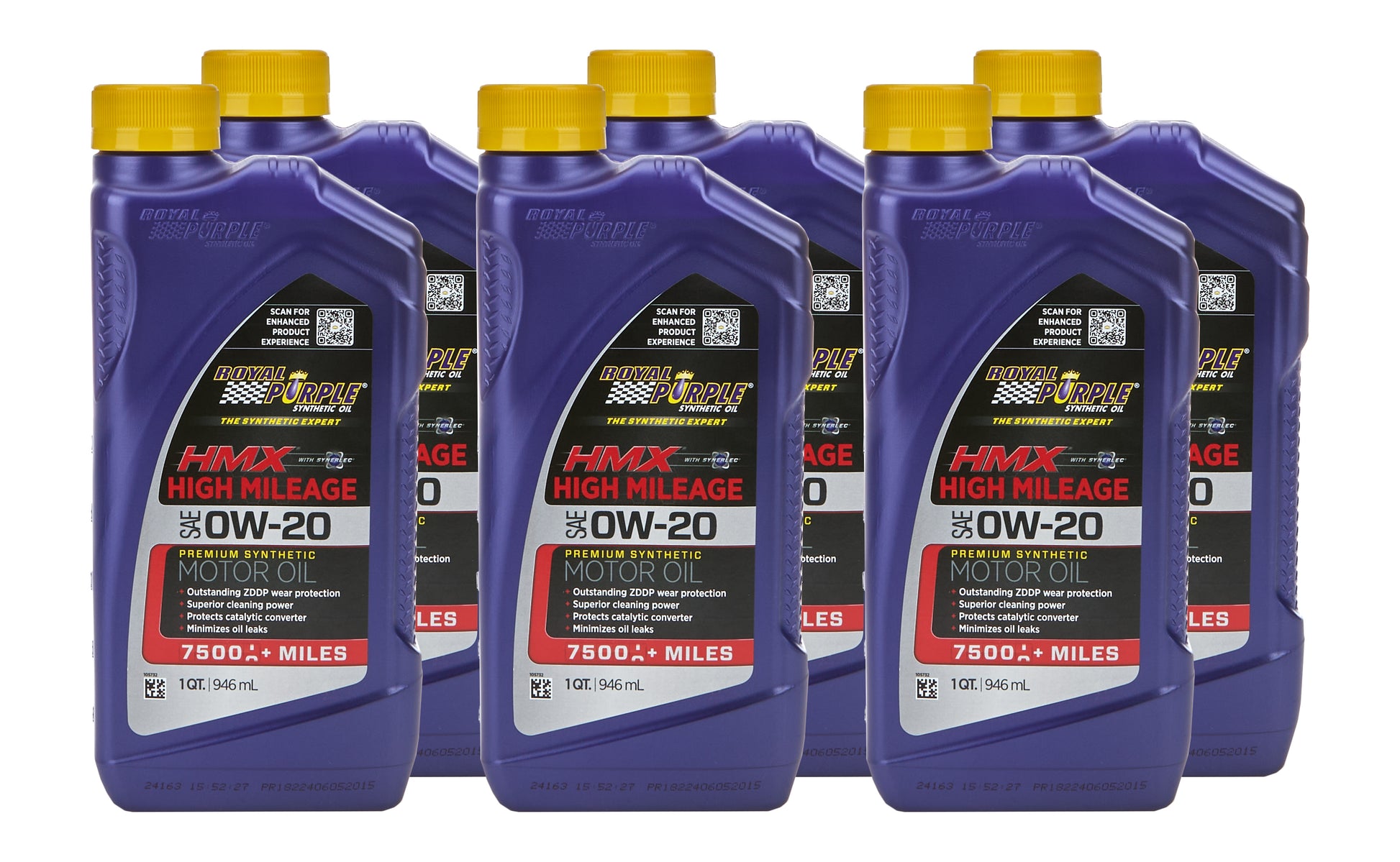 Royal Purple 11901 HMX Multi - Grade 0W20 Synthetic Motor Oil - Case of 6 Quarts - gca - commerce