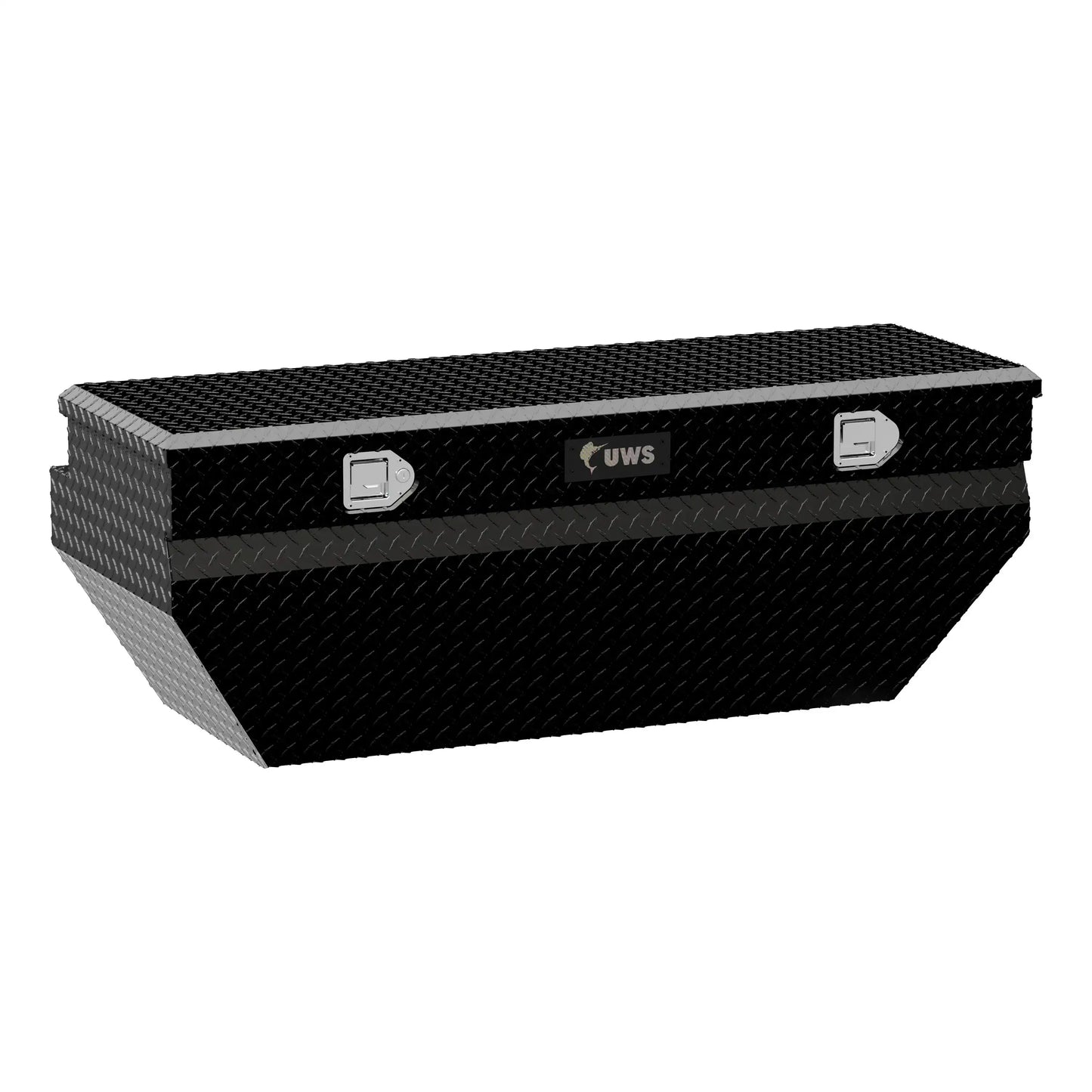 UWS United Welding Services TBC-55-WN-BLK Black 55-Inch Chest Wedge & Notch with No Tray