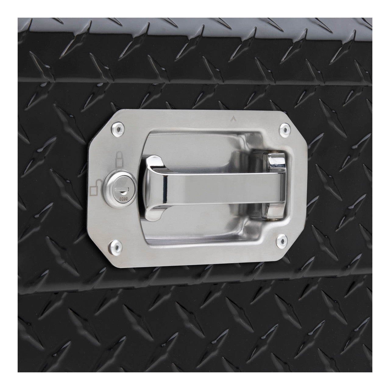 UWS United Welding Services Gloss Black 72-Inch Low Profile Truck Tool Box Pull Handles (Part TBS-72-LP-PH-B)