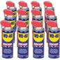 WD-40® Multi-Purpose Lubricant – 12 oz Aerosol Can with Smart Straw, Cleans, Lubricates, and Protects (490057, 12 EA/CA)