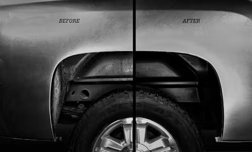 Husky Liners 79111 Super Duty F-250/F-350 Rear Wheel Well Guards in Black