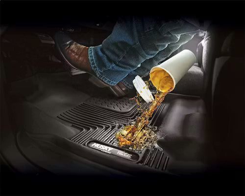 Husky Liners 78411 Silverado EvX Act Front Floor Liner in Black