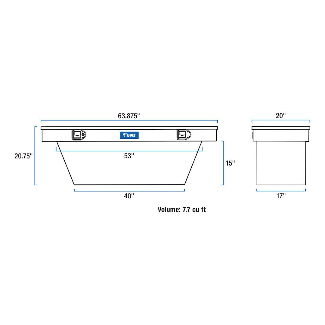 UWS United Welding Services TBSD-63A 9704 Dakota Quad Deep Angled