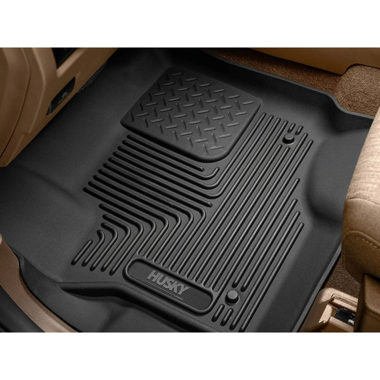 Husky Liner 77401 22 C Carnival X Act Front Floor Liner in Black