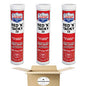 SUPREME BOX Lucas Oil Products Red N Tacky Red Lithium Grease, Multipurpose Grease, 14 oz - Pack of 3 (42 oz in Total)