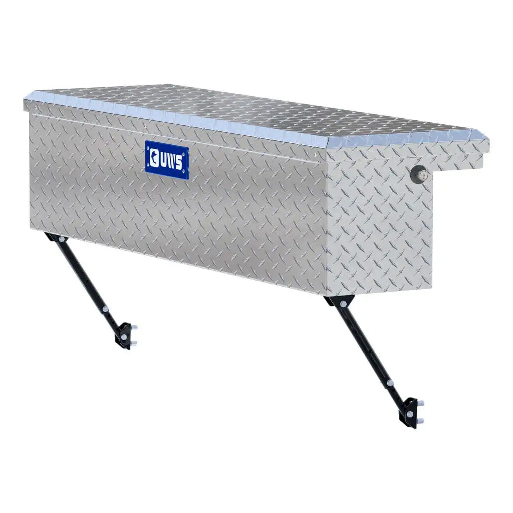 UWS EC30201-MK2 Bright Aluminum 48" Low-Profile Truck Side Tool Box with Legs
