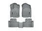 Husky Liner 99052 WeatherBeater Front & Second Seat Floor Liners for Dodge Durango and Jeep Grand Cherokee in Grey
