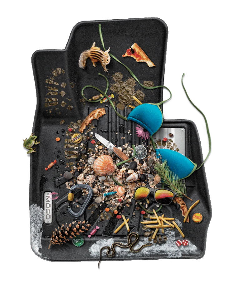 Husky Liner 70458 Front & Rear Floor Liners for Tesla Model 3, Black