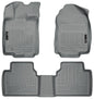 Husky Liners 98362 Custom Molded Front & Second Row Seat Liners for Ford Fusion, Milan, Zephyr, and MKZ - Grey