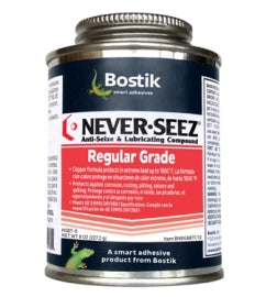 Never‑Seez Regular Grade Anti‑Seize Compound – 8 oz Brush‑Top Can (Part # 30803820)