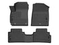 Husky Liner Weatherbeater Series Front & Second Seat Floor Liners for 2023 Kia Soul - Black