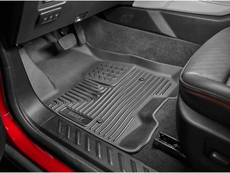 Husky Liner Weatherbeater Series Front & Second Seat Floor Liners for 2023 Kia Soul - Black