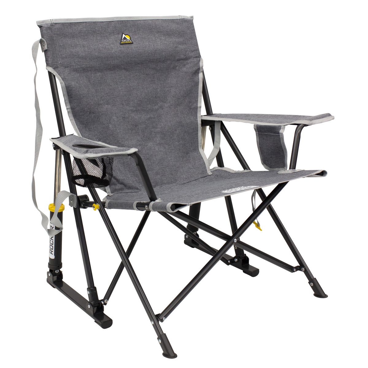 GCI Outdoor 410147 Kickback Rocker in Heathered Pewter - Autosphere