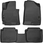 Husky Liner 1416 Elantra Front & Second Seat Floor Liners Weatherbeater Series Black