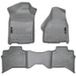 Husky Liner 99012 WeatherBeater Floor Liners for Ram 1500 Quad Cab – Front & Second Seat, Grey