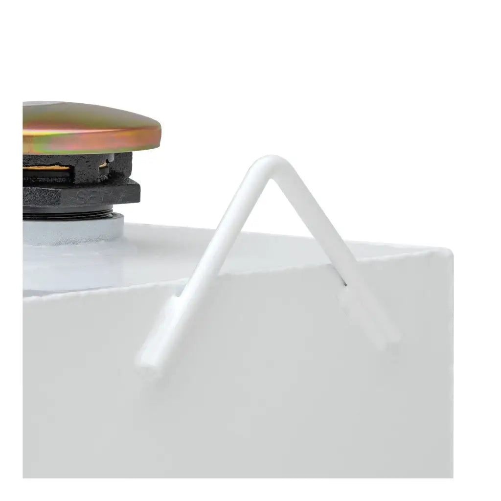 UWS/United Welding Services White 100 Gallon Rectangle Steel Transfer Tank (Part #ST-100-RT-W)