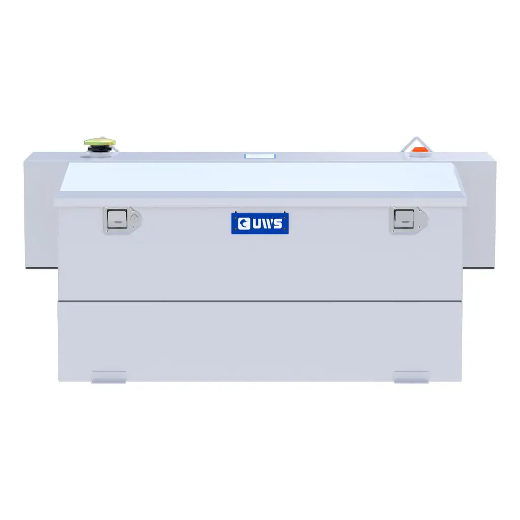 UWS United Welding Services Hammerhead 100 Gallon Steel Aluminum Combo Transfer Tank, White