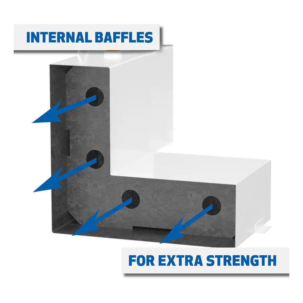 UWS United Welding Services Hammerhead 100 Gallon L-Shape Steel Transfer Tank